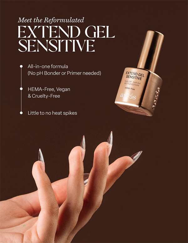 Meet the reformulated Extend Gel Sensitive. All in one formula, Hema Free